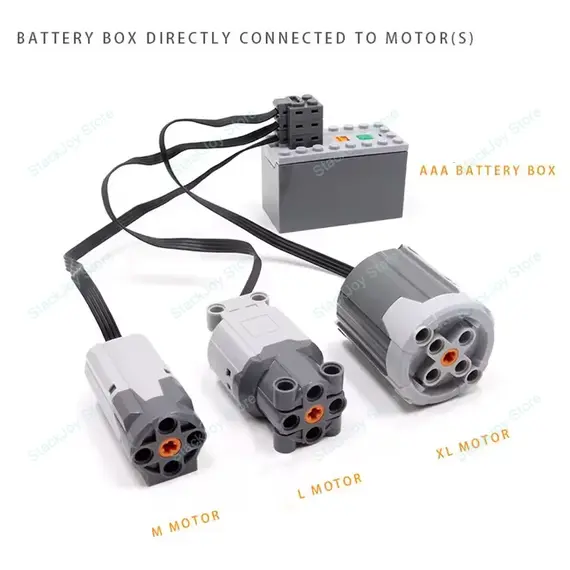Technical Parts 91994 74784 61927 Power Functions Multi-Tool Servo Train Motor Component for DIY RC Model STEM Projects