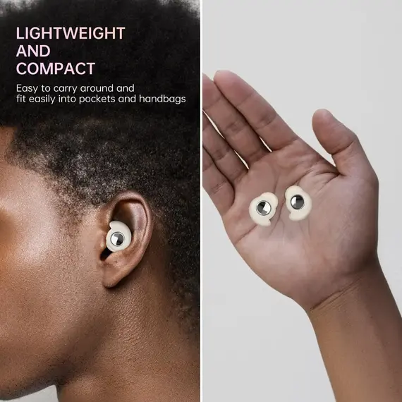 Eayburst Ear Plugs for Sleeping Noise Cancelling Reduction Soft Silicone EarPlug for Concert Travel Focus for Hearing Protection
