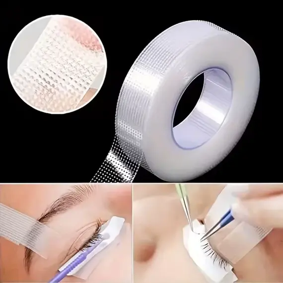 Transparent Tape Easy to Tear Micropore PE Breathable Tape Professional Lashes  Extension Tape Surgical Wound Dressing Tape