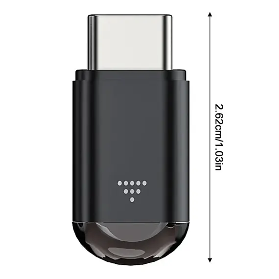 Type C Smartphone Infrared Transmitter Adapter Smart App Control for TV and Devices with Infrared Remote Functionality