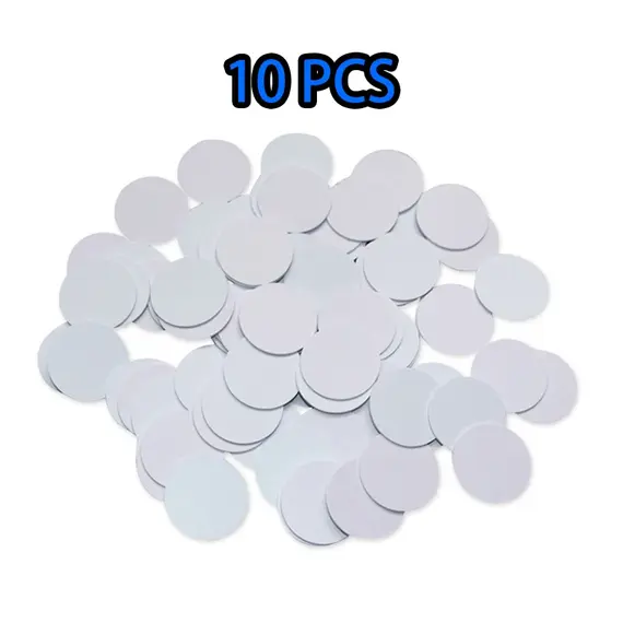 10PCS NTAG215 Blank NFC Cards PVC Tags NFC215 13.56Mhz TagMo Waterproof RFID NFC Phone 504 bytes