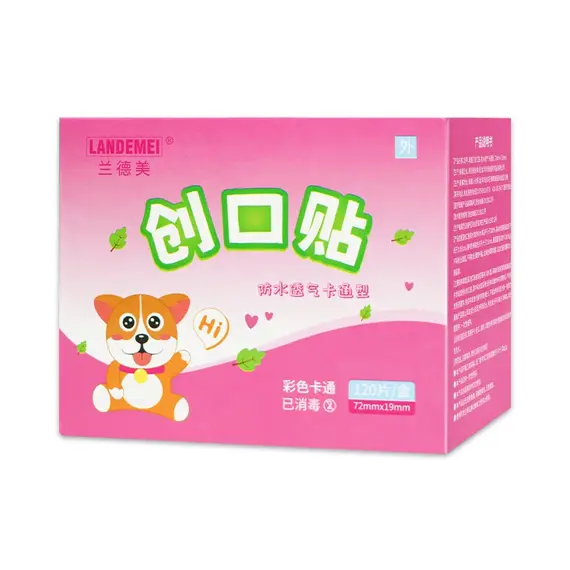 120 Pcs/box Cartoon Band-aid Cute Mini Children Breathable Transparent Waterproof Bandage Medical Ok Bandages Hemostatic Patch