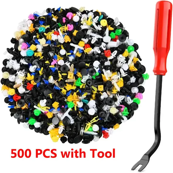 1000Pcs Mixed Car Buckle Car Bumper Door Panel Fixed Clip Universal Car Clip Mixed Car Bumper Fender tive Door Panel Prot