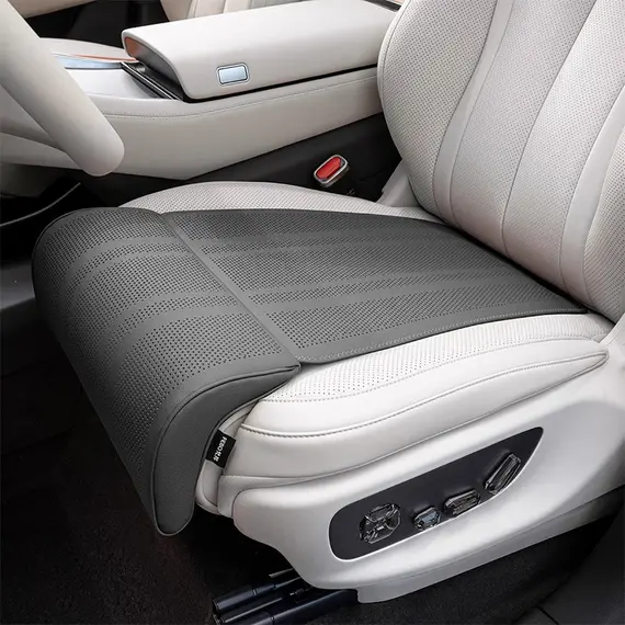 SEAMETAL Car Seat Cushion with Leg Support Universal Car Seat Protection Cover with Extension Leg Rest Padding Relieve Fatigue