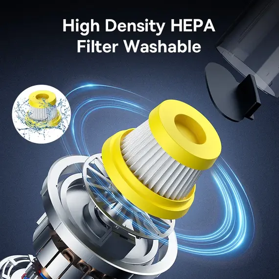 Baseus Car Vacuum Cleaner Wireless Air Dust Blower Gun for Car Powerful Portable Car Cleaning Appliance Cordless Vehicle Cleaner