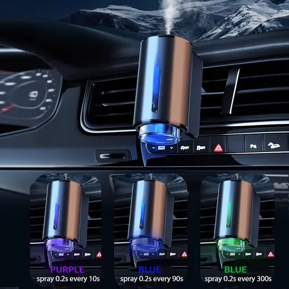 Car Electric Air Diffuser Aroma Car Air Vent Humidifier Mist Aromatherapy Car Air Freshener For Removing Odors Car Accessories