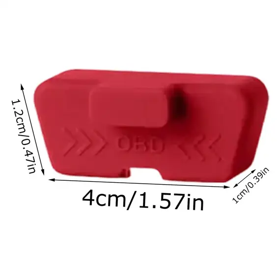 Silicone Car OBD Port Cover Waterproof Rust-proof OBD Port Lock Protective Sleeve Dust OBD Clogging Caps For Car Accessories