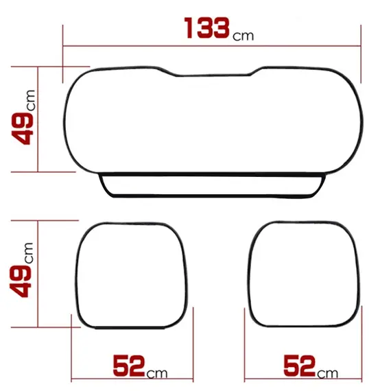 Universal Leather Car Seat Covers Interior Automobiles Seats Cover Mats Auto Seat-Cover Cushion Protector Chair Pads Accessories