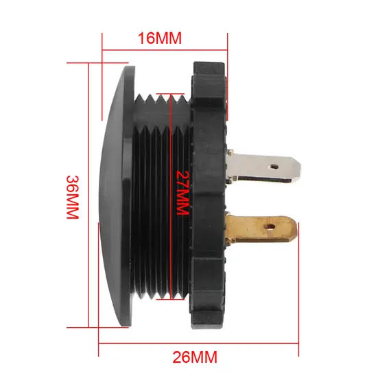 Led Display Voltage Meter Tester DC 12V-24V Mini Digital Voltmeter Ammete For Car Auto Motorcycle Boat