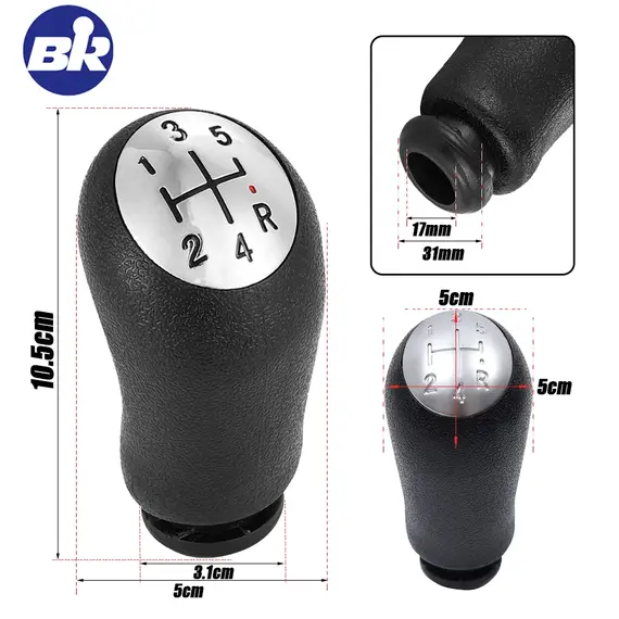 5 Speed Gear Shift Knob Gear Lever Head For Renault Clio 3 Twingo 3 Laguna 2 Modus Dacia Dokker Duster Logan II Auto Parts