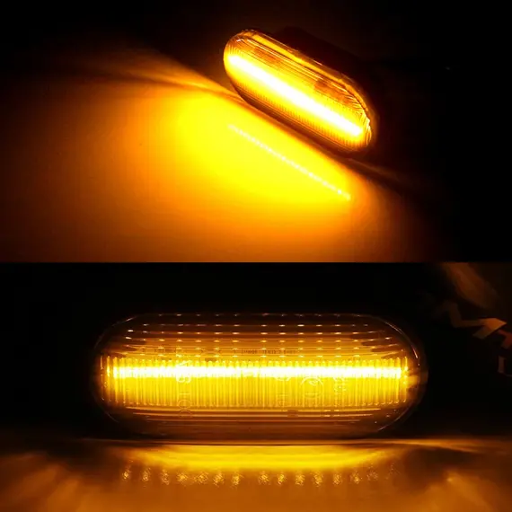 2X LED Dynamic Side Marker Turn Signal Light Indicator for VW Bora Golf 3 4 MK4 Jette Lupo Passat Z2 3BG Polo SB6 SEAT Ibiza T5