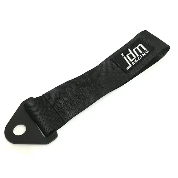 High-Strength Nylon Tow Strap Universal JDM RACING Car Tow Auto Trailer Ropes Front and Rear Bumper Trailer Towing Strap Decor