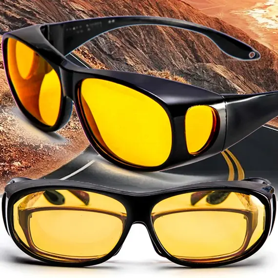 Night Vision Sunglasses Car Night Driving Glasses Driver Goggles Unisex Sun Glasses UV Protection Sunglasses Eyewear