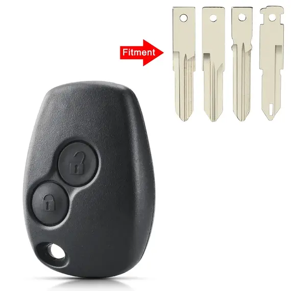 KEYYOU For Renault Megane Modus Espace Laguna Duster Logan DACIA Sandero Fluence Clio Kangoo 2 Button Remote Key Shell Case