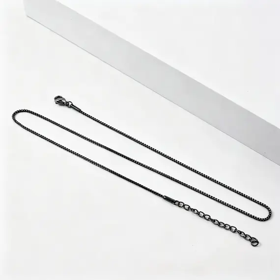 1.2mm Simple Stainless Steel Box Chain Necklace Gold Color Titanium Steel Men Necklace Fashion Women Jewelry Trend Accessories
