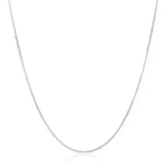 925 Sterling Silver 40-75CM LONG 2mm Width Side Chain Necklace For Women Man Fashion Wedding Charm Jewelry