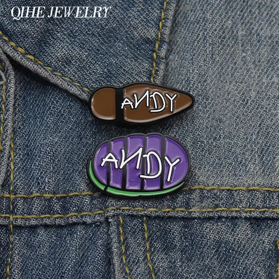 Classic Animation Rubber Sole Toys Enamel Pins Funny Cartoon Metal Brooches Lapel Badge Fashion Jewelry Gift for Kids Friends