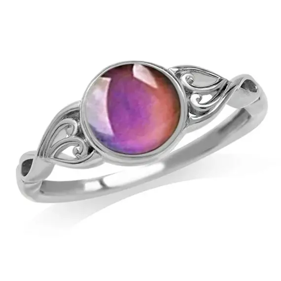 Moon Stone Color Changing Mood Ring, Fashion Jewelry  Gift