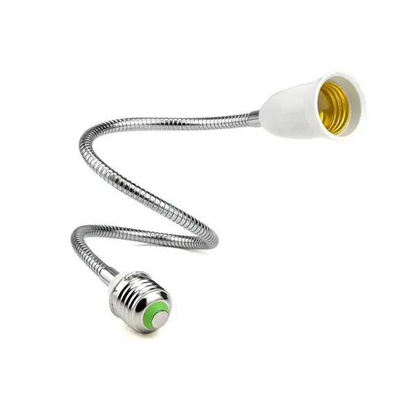 20/30/40/50/60cm E27 to E27 Base LED Lamp Holder Extension Adapter Converter Screw Socket Extender Light Bulb Holder