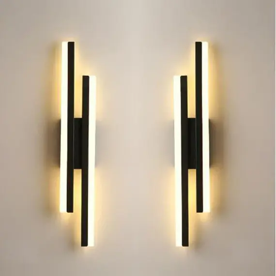 LED Bedroom Wall Lamp Wall Sconces Copper Line Pipe Acrylic Lampshade Indoor Lighting for Living Room Corridor Light Fixture