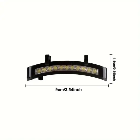 Outdoor LED Hat Clip Light Super Bright Headlamp Clip on Cap Hat Torch for Fishing Camping Hunting