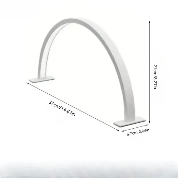 The 1pc Crescent Shaped Nail Lamp Has Adjustable Brightness and Color Temperature, Suitable for Extending Nails, Eyelashes, and
