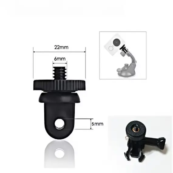 Camera Tripod Mount Screw for Gopro 1/4-20 Screw Conversion Adapter for Gopro Hero 10 9 8 Sports Camera 1/4" Adapter Screw