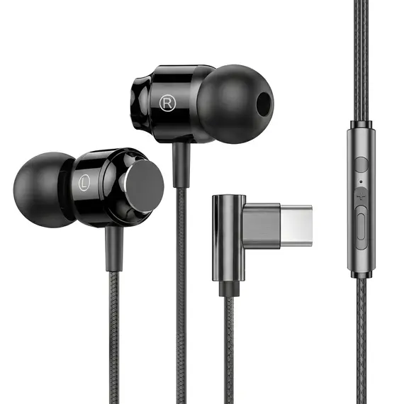 For Samsung 90° Jack Wired Gaming Headset HiFi Surround Sound With Mic Type C 3.5mm Music Headphones For Galaxy S25 24 iPhone 17