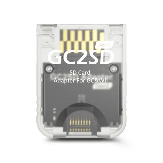 BitFunx GC2SD Micro SD Card Adapter Memory TF Card Adapter Swisss For Nintendo GameCube/Wii Console