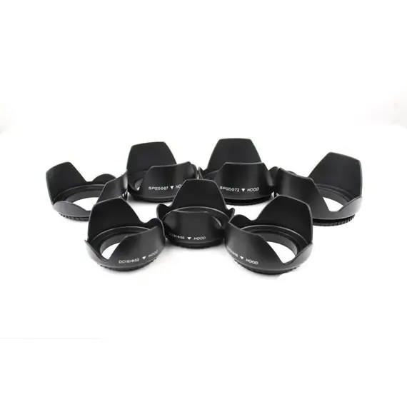 Universal Lens Hood 49mm 52mm 58mm 55mm 62mm 67mm 72mm 77mm 82mm Screw-in Tulip Petal Flower Filter Thread Camera Lente Protect