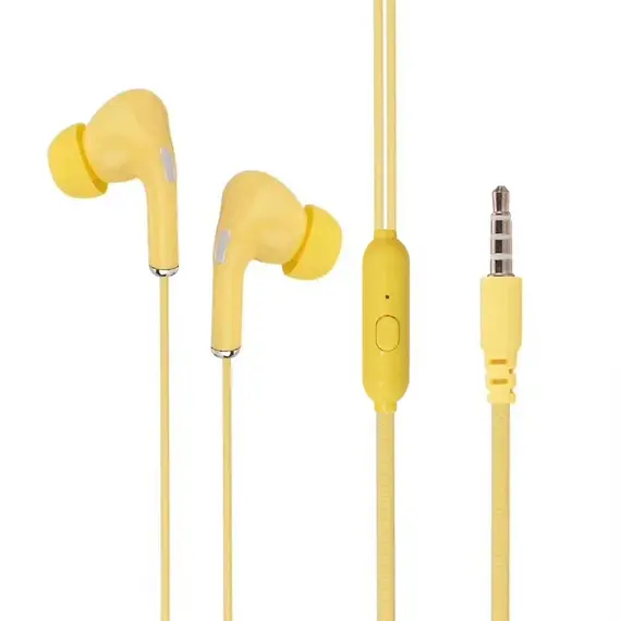 High Definition Wired Earphone 3.5mm In-Ear Control Portable Sport Wired Headset With Mic Wired Headphones For Mobile Phones