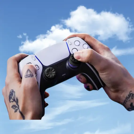 High-Rise Performance Freeks for PS4 PS5 Galaxy Joystick Compatible with 8BitDo Ultimate Controller Stick Silicone cap