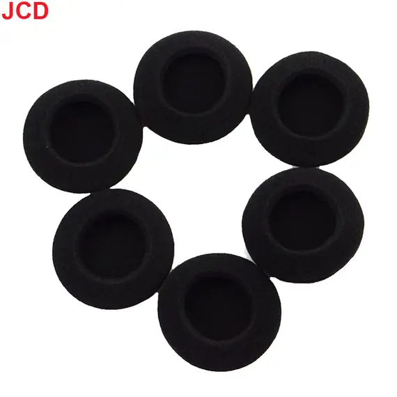 10pc Thickened Foam Ear Pads For Headphones Sponge Replacement Cushions Covers Earphones Case 35mm 40mm 50mm 55mm 60mm 70mm 75mm
