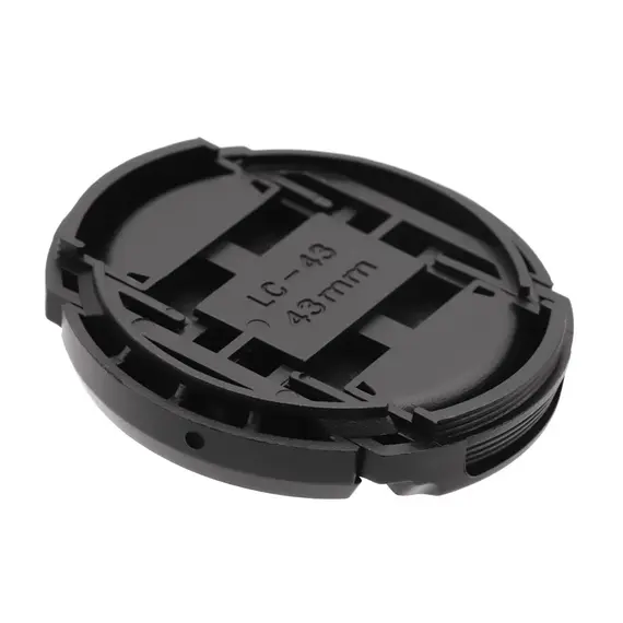 Center Pinch Lens Cap 37 39 40.5 43 46 49 52 55 58 mm Universal Plastic For Sony Canon Nikon Pentax Olympus Panasonic Fujifilm