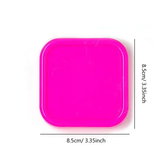 Portable Magnetic Nail Art Organizer Tray Cat Eyes Design Storage Container for Nail Grinding Heads Tool Holder