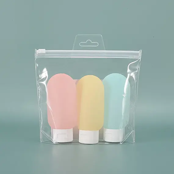 3/4Pcs/Set 30/60/100ml Soft Lotion Refillable Bottle Portable Travel Shampoo Bottle Empty Container Squeeze Tube Empty Bottling
