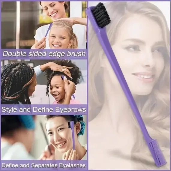 5pcs Hair Tool Set Air Cushion Hollow Comb Scalp Massage Rat Tail Comb Teasing Comb Edge Control Brush Hair Spray Bottle Salon