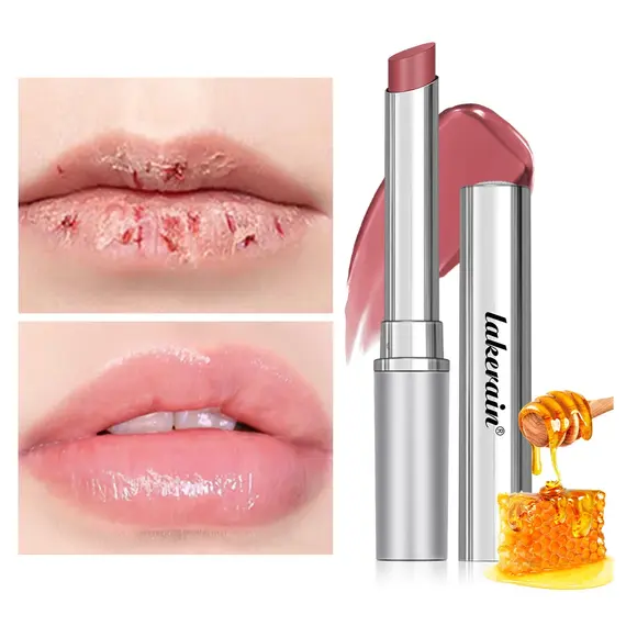 Honey Lipstick Tinted Lip Balm Lip Stain for All Skin Tones Moisturizing Nourishing Lipstick for Women Pack of Black & Pink