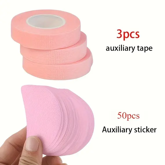 53/50/3/1pc Eyeshadow Assistant Tape Set, Eye Makeup Tape Including Eye Shadow Tape, Eyeshadow Stickers, Eye Makeup Protector