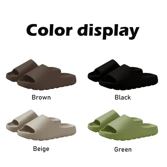 Coconut Slippers Cloud Thick-soled Sandals Summer Fashion Soft Bottom Beach Men Slippers Women's Sandals EVA Slides