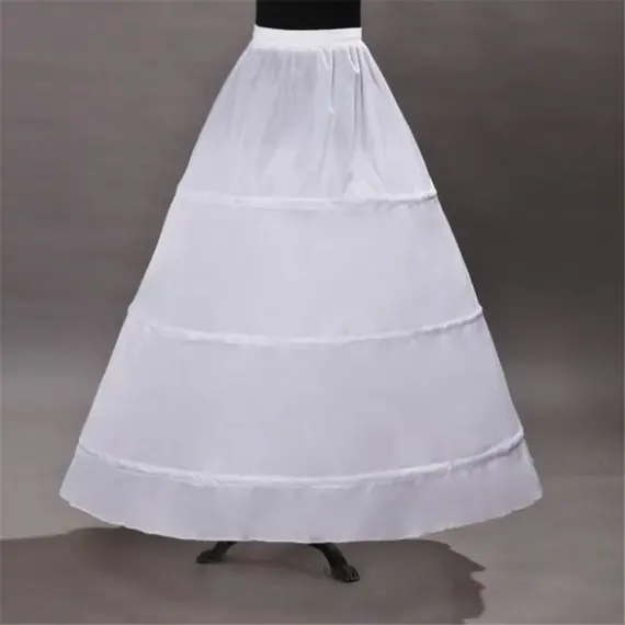 New Arrival 3Hopps Ball Gown Petticoat Underskirt Wedding Bridal Dress Jupon Mariage Halka Rockabilly With Tulle