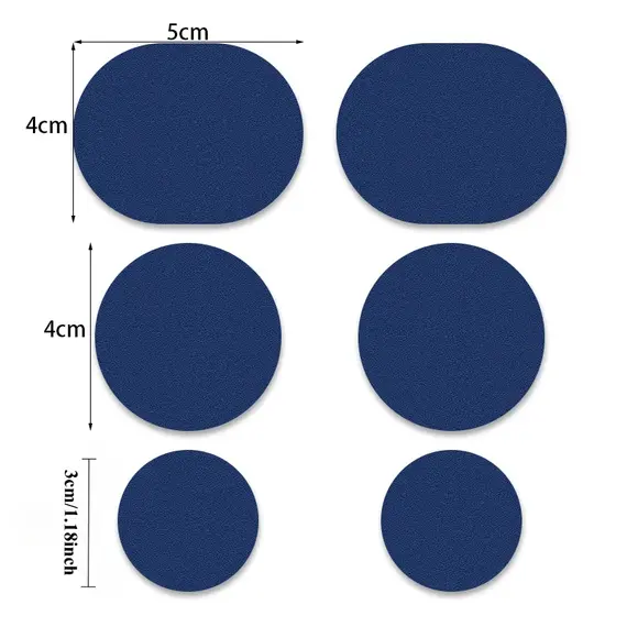 6PCS Sports Shoe Repair Patches, Anti-wear Shoe Patches, Insole Repair Patches, Self-adhesive Patches Inside High Heels