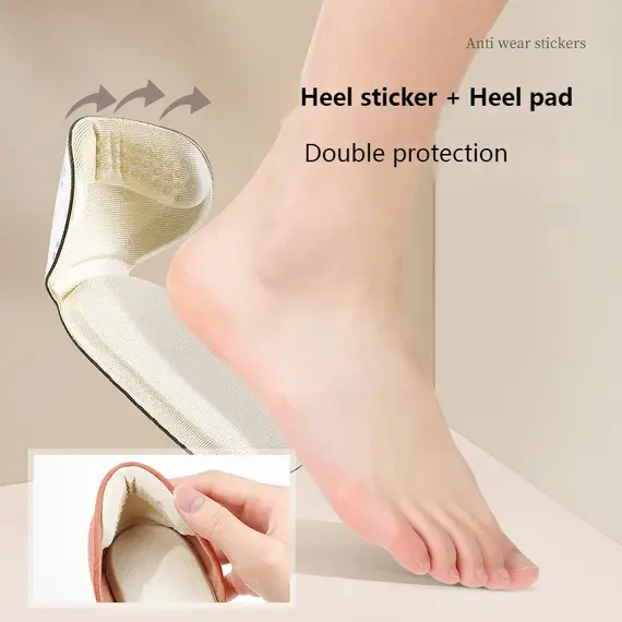 T-Shape Foam Heel Stickers Heel Protectors High Heel Insoles Flat Heel Insoles Shoe Adjusters Women's Half Insoles 2pcs/4pcs