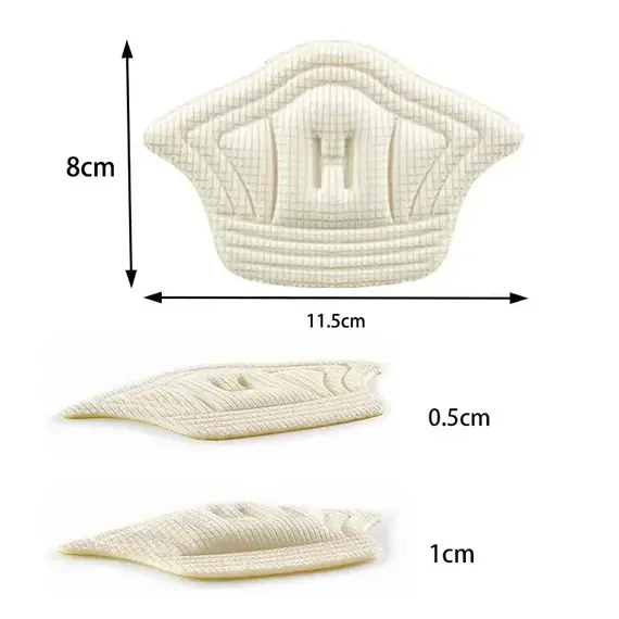5 Pairs Shoe Pad Foot Heel Cushion Pads Sports Shoes Adjustable Antiwear Feet Inserts Insoles Heel Protector Sticker Insole