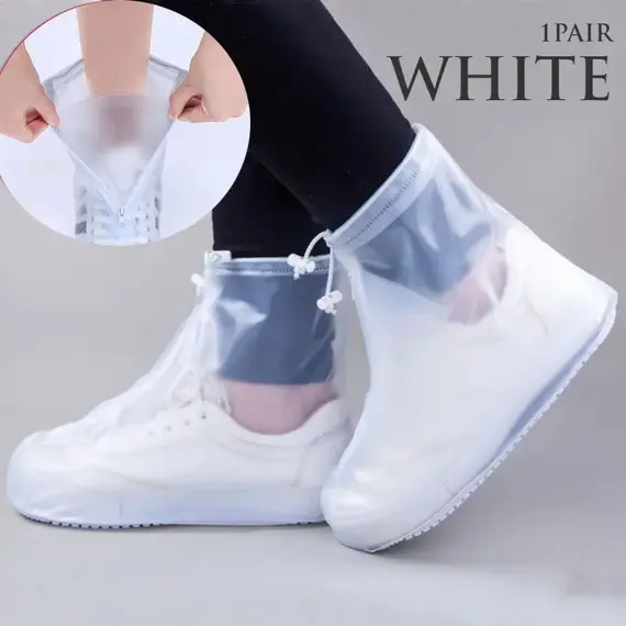Silicone Waterproof Shoe Cover Unisex Shoes Protectors Rain Boots for Indoor Outdoor Rainy Reusable Quality non-slip shoe Cover