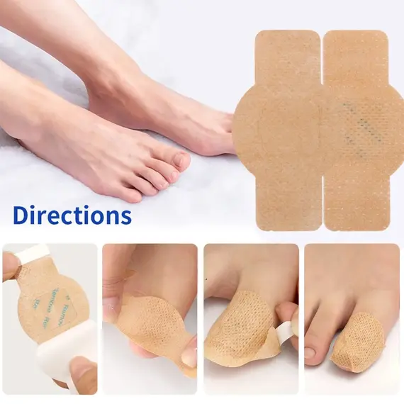 Nail Repair Patches Toenail Fungus Patch Sticky Toenail Care Nail Ingrown Correction Sticker Paronychia Disposable Toe Patch