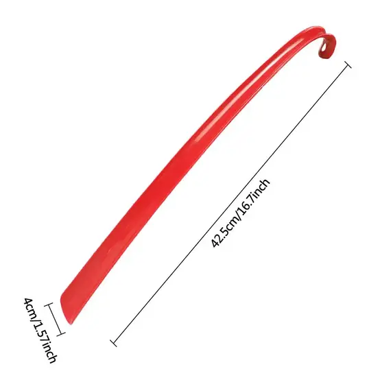 42.5CM Plastic Extra Long Shoehorn Hotel Household Shoe Wearer Shoes Lifter Lazy Does Not Bend Shoe Draw Helper Shoe Horn