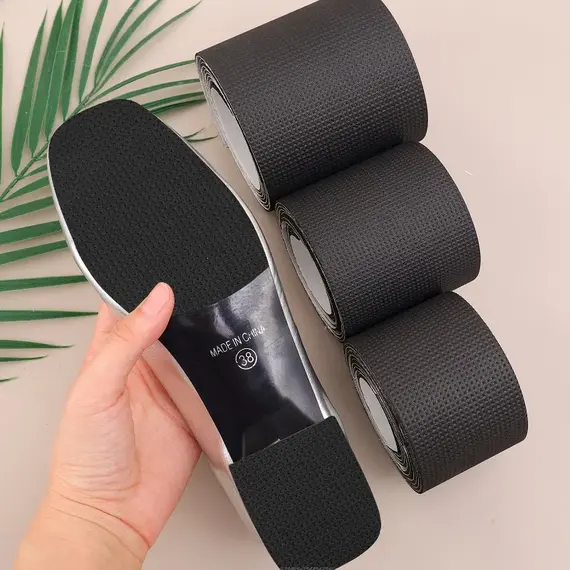 100cm Self-adhesive Shoe Sole Anti Slip Sticker Long-lasting Non-slip Shoe Protectors High Heel Rubber Pads Wearable Cushion Pad
