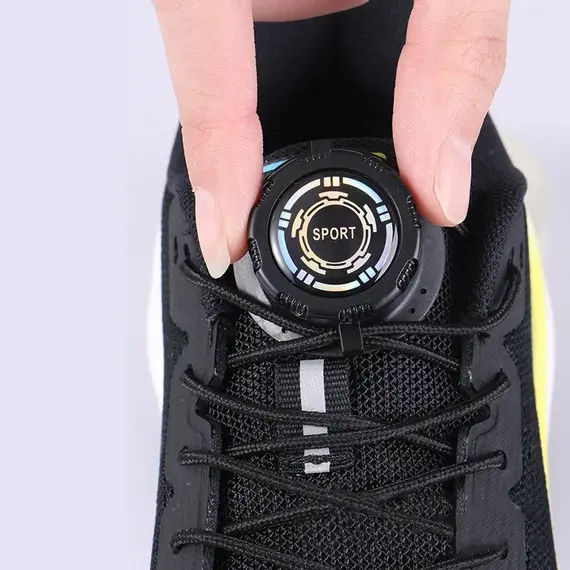 Thick Rope Swivel Buckle Shoelaces New Upgrade Automatic Laces Without Ties Children Adults Sneakers Shoelace Shoe Accessories