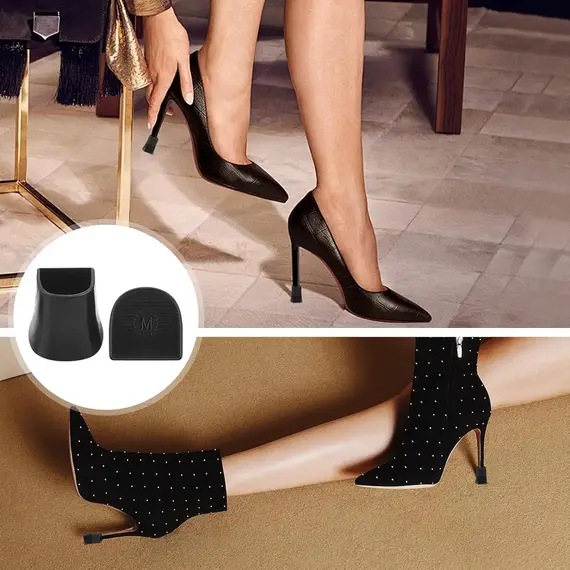 2/5/10Pairs Silicone Heel Protectors Stoppers Latin Stiletto Dancing Cover Antislip High Heeler Bridal Wedding Shoes Accessories